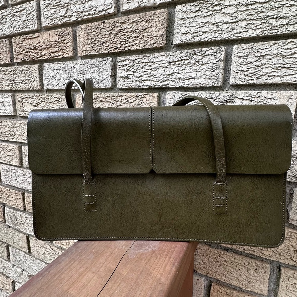 Olive Green Leather Alfani Woman’s Bag